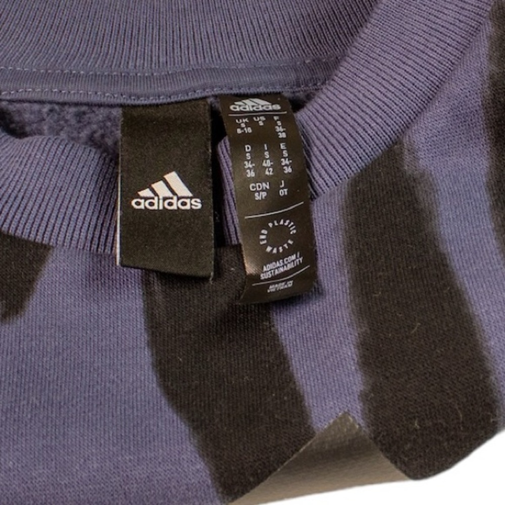 Adidas Animal Print Loungewear Soft Cotton-Blend Sweatshirt Size Small - Picture 9 of 10